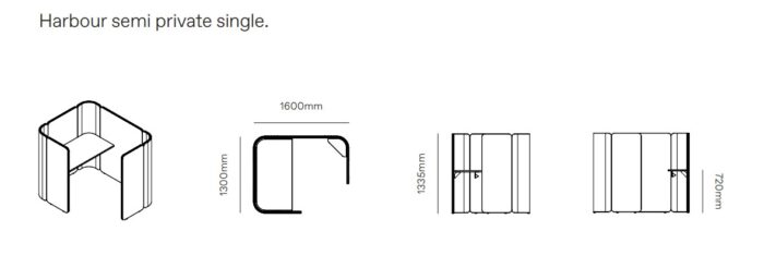 Privacy Focus Pod | FIL Furniture